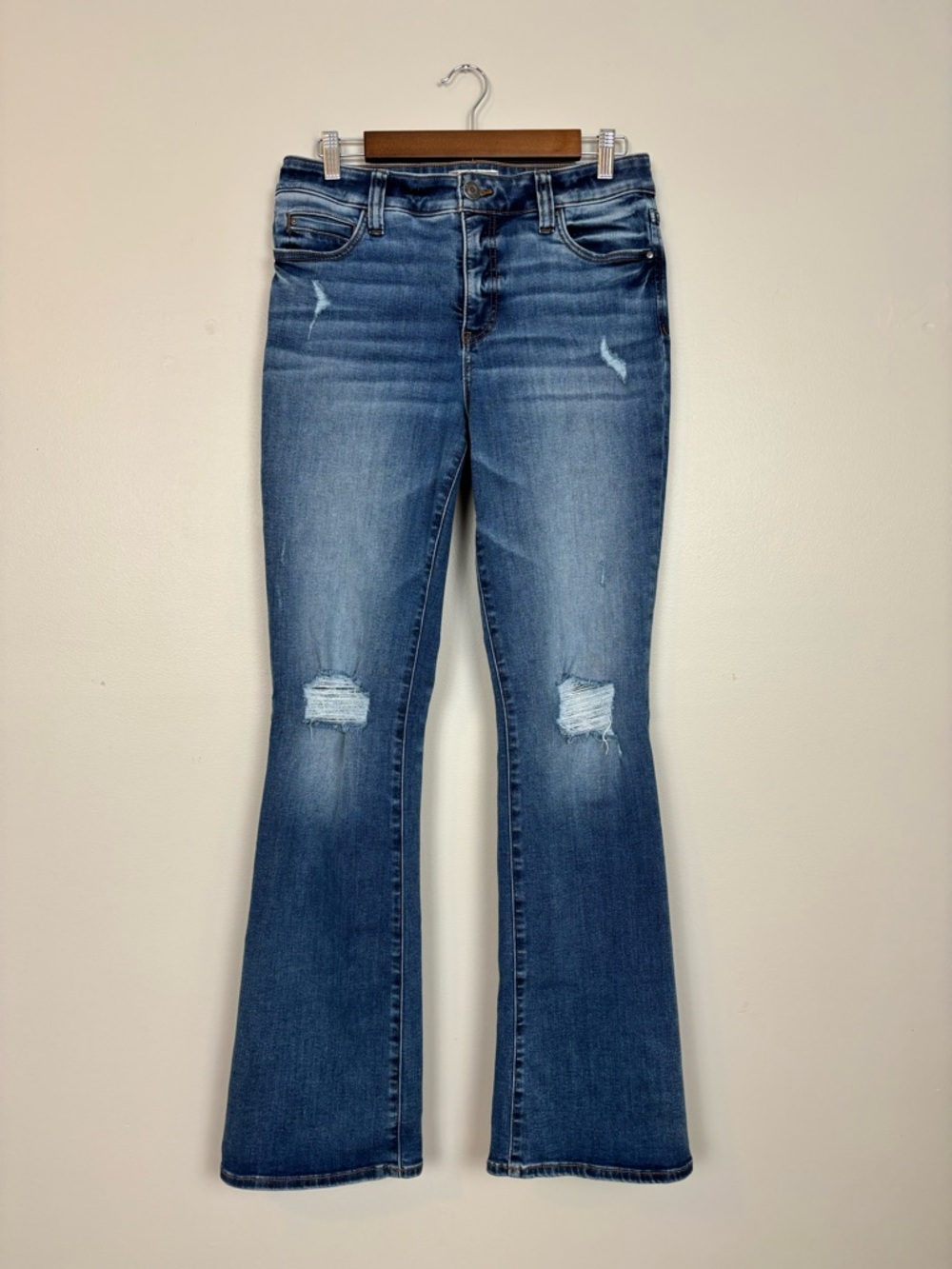 Kut From The Kloth Jeans Womens 8 Blue Natalie Fab Ab Boot Cut High Rise Denim